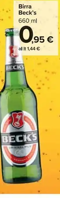 Carrefour Market Birra beck's offerta