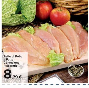 Carrefour Market Petto di pollo a fette confezione risparmio offerta
