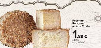 Carrefour Market Pecorino roncione a latte crudo offerta