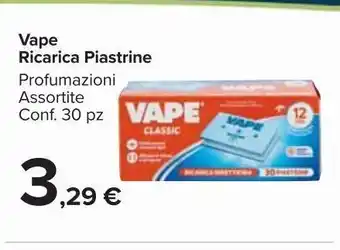 Carrefour Market Vape ricarica piastrine offerta