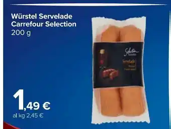 Carrefour Market Wurstel servelade carrefour selection offerta
