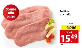Fettine di vitello