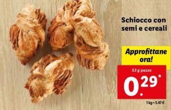 Lidl Schiocco con semi e cereali 53 g offerta