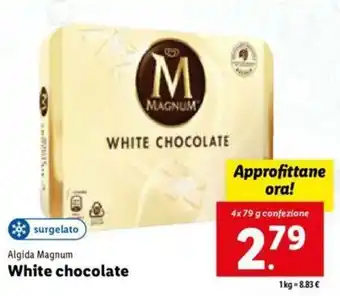 Algida Magnum White chocolate 4x 79 g