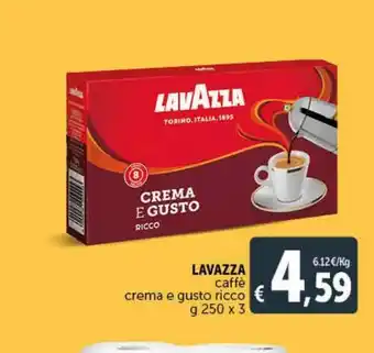 Lavazza caffè cema e gusto ricco g 250 x 3