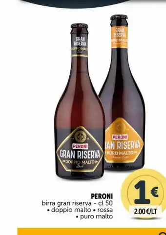 Deco Superstore Peroni birra gran riserva offerta