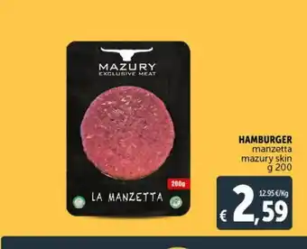 Deco Superstore Hamburger manzetta mazyrt skin g 200 offerta
