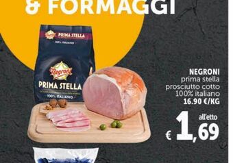 Deco Superstore Negroni prima stella prosciutto cotto 100 italiano offerta