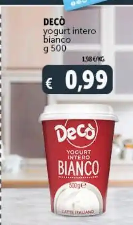 Deco yogurt intero bianco