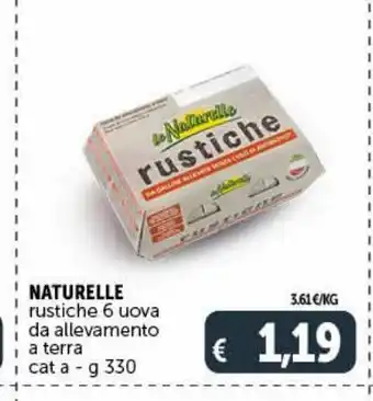 Naturelle rustiche 6 uova da allevamento a terra ca a