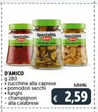 D'amico zucchine alla caprese