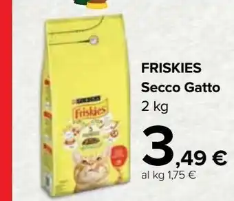Carrefour Iper Friskies secco gatto 2 kg offerta