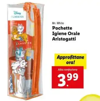Mr. White Pochette Igiene Orale Aristogatti