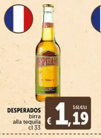 Desperados birra alle tequila