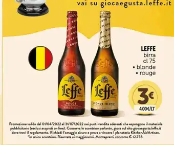 Leffe birra