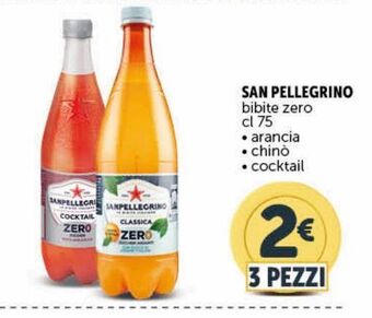 San pellegrino bibite zero