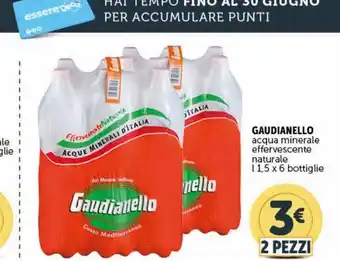 Gaudianello acqua minerale effervescente naturale
