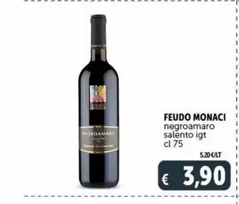 Feudo monaci negroamaro salento igt cl 75