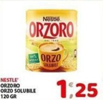 Mio Market Nestle' Orzoro Orzo Solubile 120 gr offerta