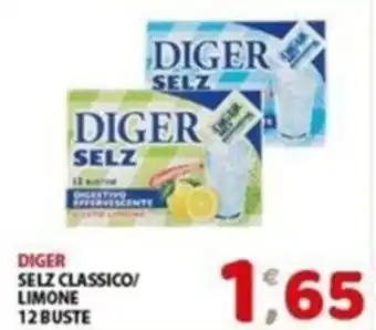 Mio Market Diger Selz Classico/Limone 12 Buste offerta