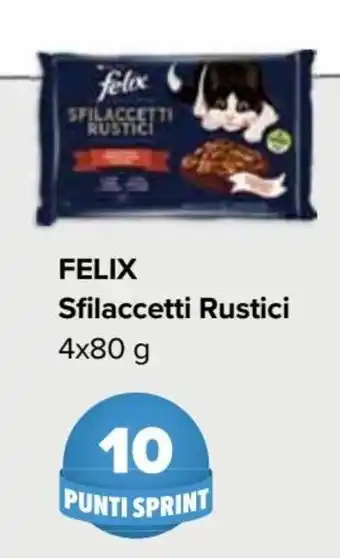 Carrefour Iper Felix Sfilaccetti Rustici 4x80 g offerta