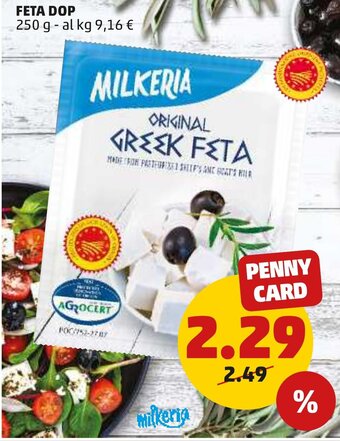 PENNY Milkeria Feta DOP 250 g offerta