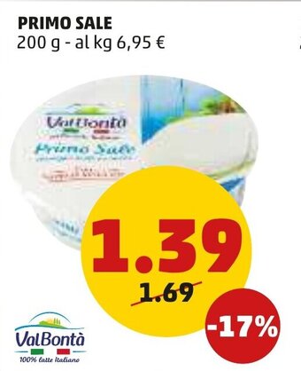 PENNY ValBontà Primo Sale 200 g offerta