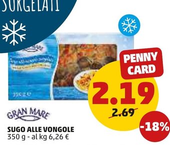 PENNY Gran Mare Sugo Alle Vongole 350 g offerta