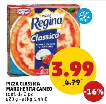 PENNY Cameo Pizza Classica Margherita 2 pz 620 g offerta