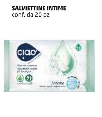 PENNY Ciao Salviettine Intime 20 pz offerta