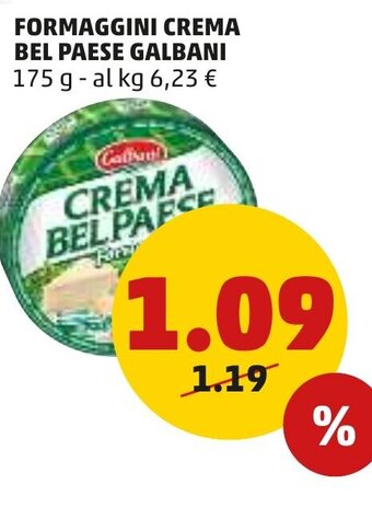 PENNY Galbani Bel Paese Formaggini Crema 175 g offerta