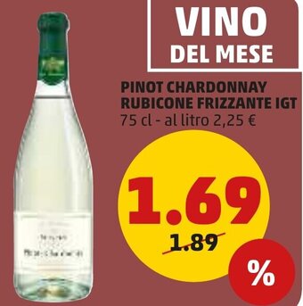 Pinot Chardonnay Rubicone Frizzante IGT 75 cl