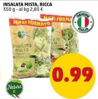 PENNY Insalata Mista, Ricca 350 g offerta