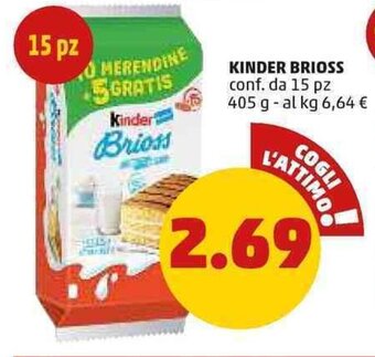 Kinder Brioss 15 pz 405 g