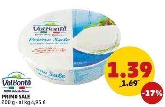 PENNY ValBontà Primo Sale 200 g offerta