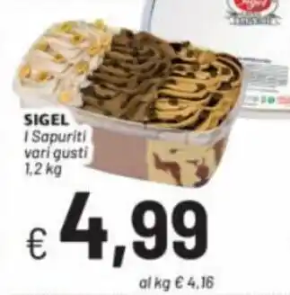 Quick Sisa Sigel I Sapuriti vari gusti 1,2 kg offerta