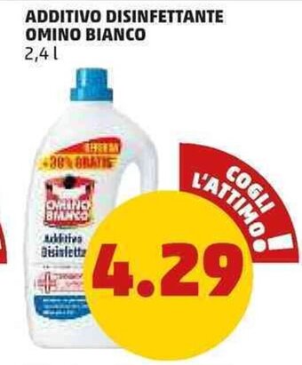 PENNY Omino Bianco Additivo disinfettante 2,4 l offerta