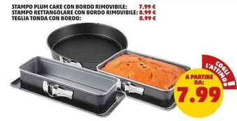 Stampo Plum Cake con Bordo Rimovibile