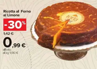 Carrefour Market Ricotta al Forno al Limone offerta