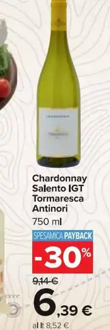 Chardonnay Salento IGT Tormaresca Antinori 750 ml