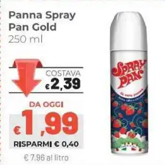 Coop Pan Gold Panna Spray 250ml offerta