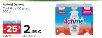 Danone Actimel 6 pz 100 g cad. 600 g