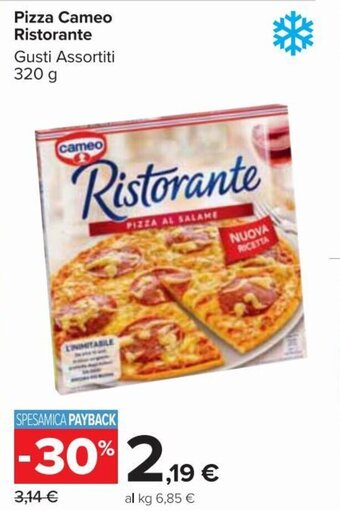 Carrefour Market Cameo Ristorante Pizza 320 g offerta