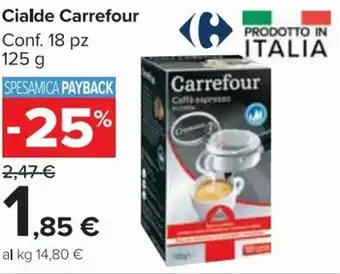 Carrefour Market Carrefour Cialde 18 pz 125 g offerta