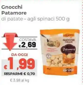 Coop Patamore Gnocchi 500g offerta