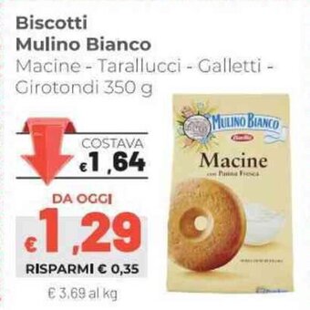 Coop Mulino Bianco Biscotti 350g offerta