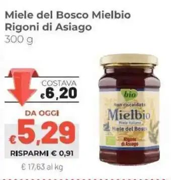 Coop Bio Miele del Bosco Mielbio Rigoni di Asiago 300g offerta