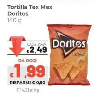 Coop Doritos Tex Mex Tortilla 140g offerta