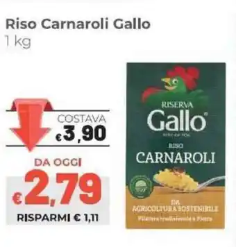 Coop Gallo Riso Carnaroli 1kg offerta