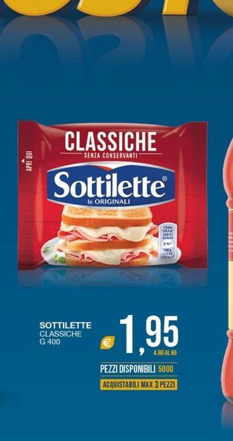Sottilette classiche g 400